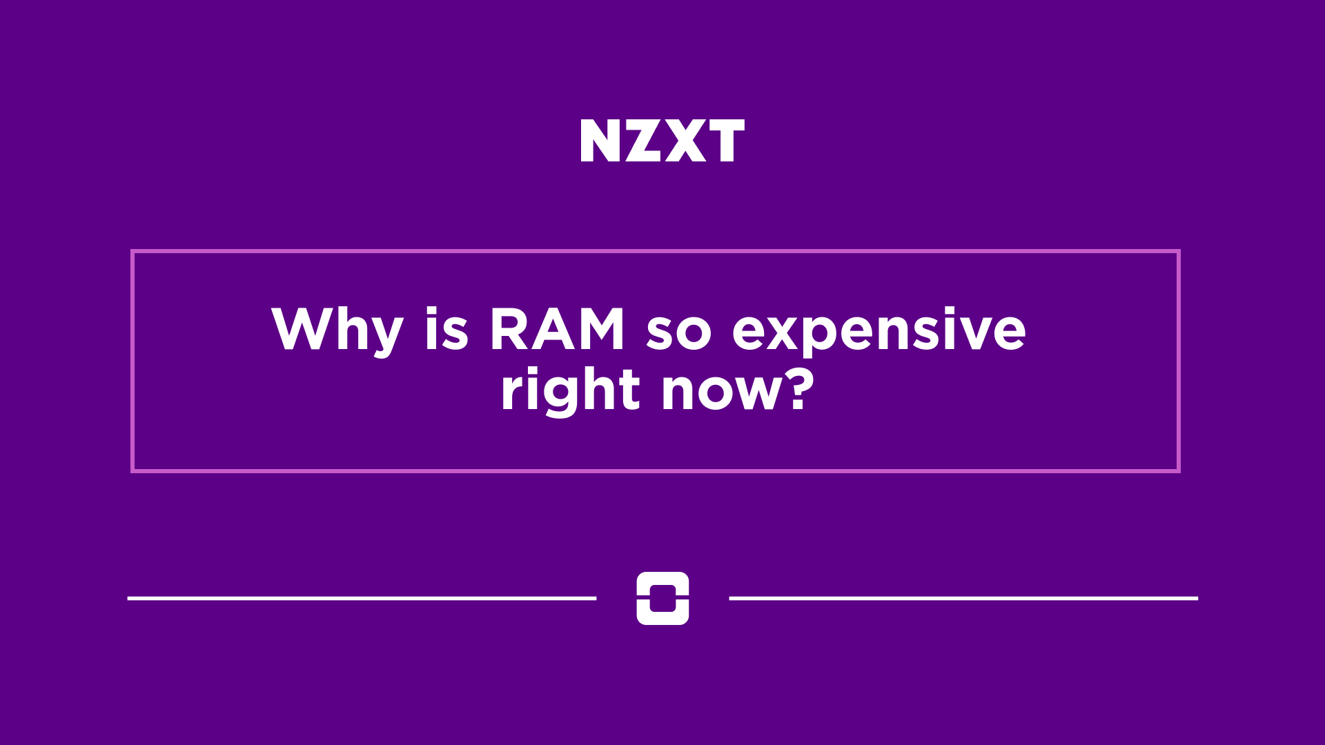 Why is RAM so expensive right now?