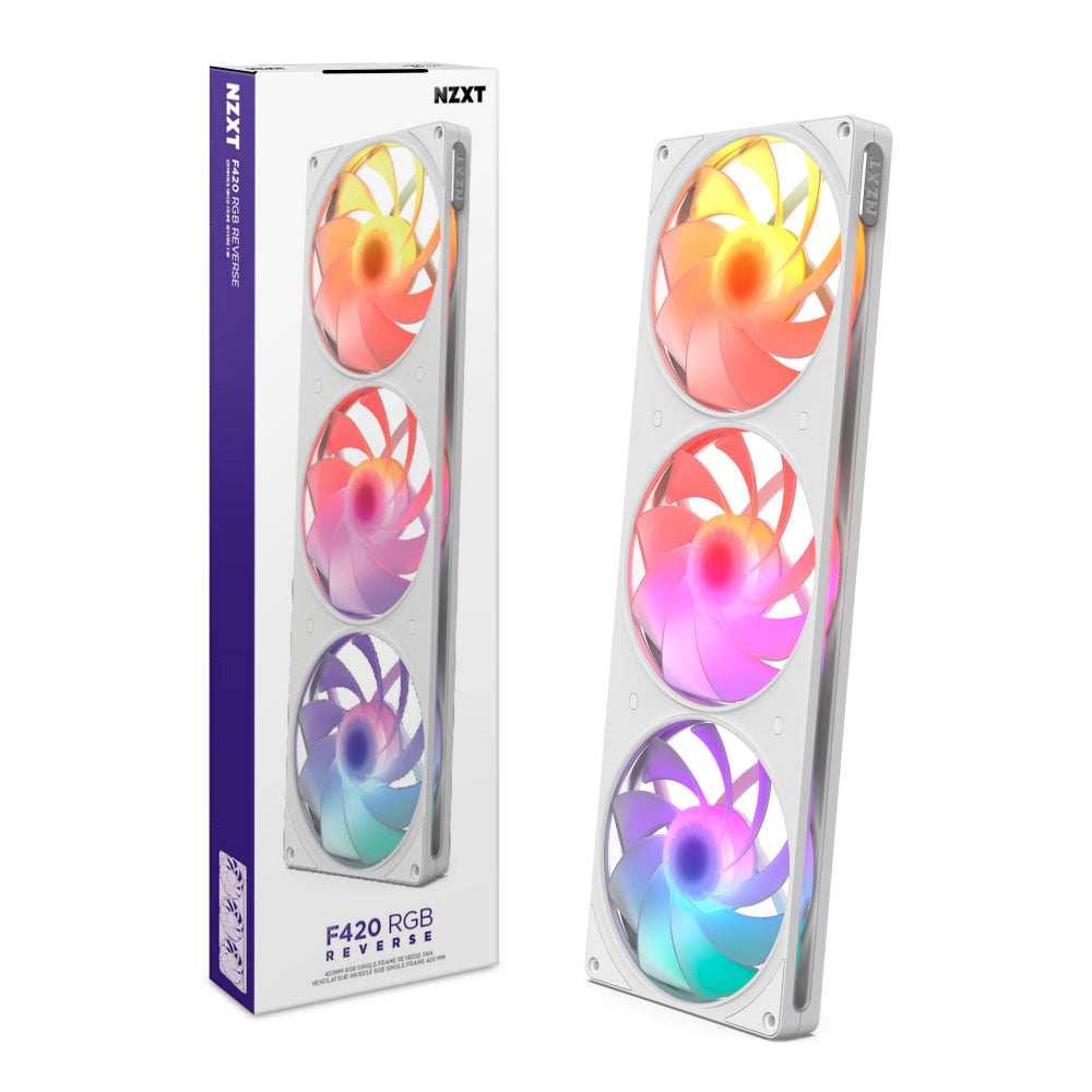 NZXT | F420 RGB Reverse | 420mm PC Cooling Fan