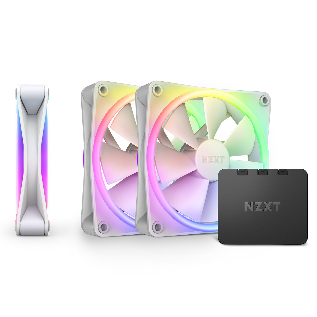 NZXT F120 RGB DUO WHITE 3個入×2個　㉟ NZXT | F120 RGB Duo Triple Pack | Gaming PCs