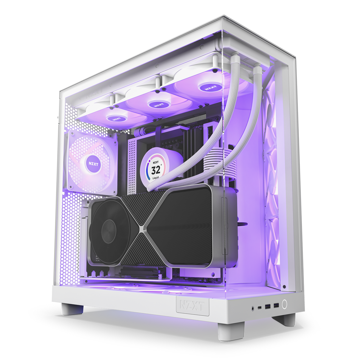 【おまけ】NZXT H6 Flow White ミドルタワーケース ミドルタワーPCケース H6 FLOW RGB（ホワイト） | NZXT | CC