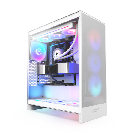 NZXT H7 FLOW ATX PCケース NZXT H7 Flow RGB | Mid-Tower-ATX-Airflow-Gehäuse mit RGB-Lüftern