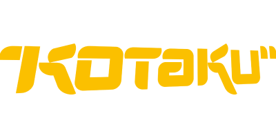 The image displays the word Kotaku in a bold, stylized yellow font on a transparent background.