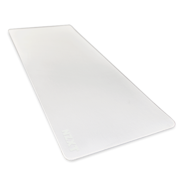 The NZXT MXL900 is a large, rectangular mouse pad with a low-friction surface and rounded corners. The NZXT logo is embossed in one corner. It appears in the image on a plain white background.